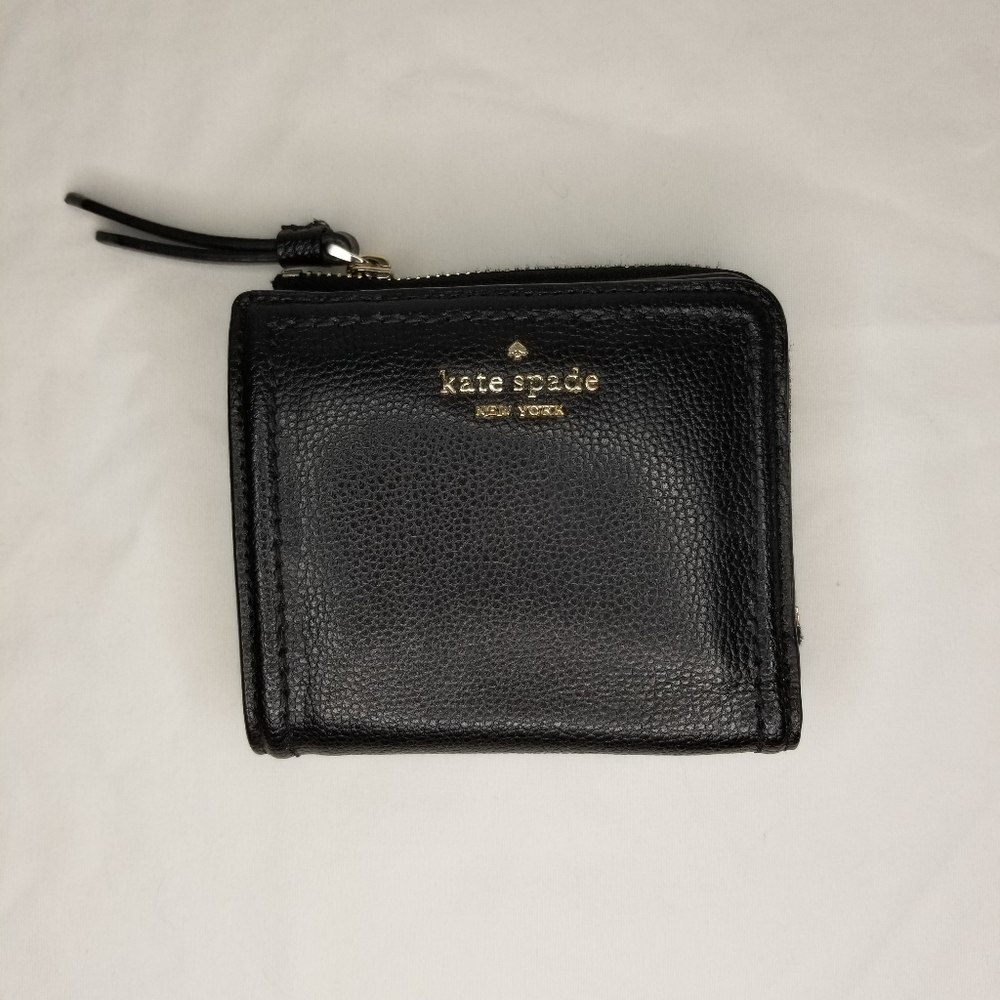 Kate Spade Small Bifold Wallet- Black